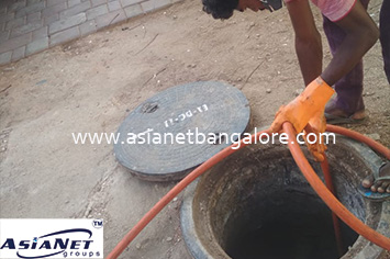 sewage jet cleaning